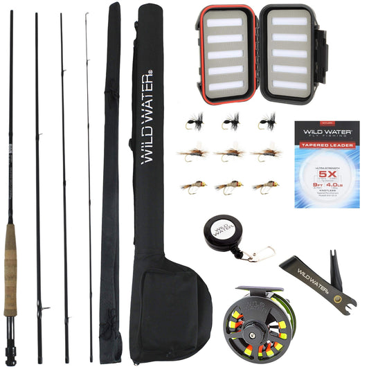 Wild Water Standard Fly Fishing Kit, 9 ft 5/6 wt Rod - Angler's Pro Tackle & Outdoors