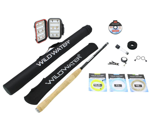 Wild Water Tenkara Fly Fishing Kit 12 ft Rod - Angler's Pro Tackle & Outdoors