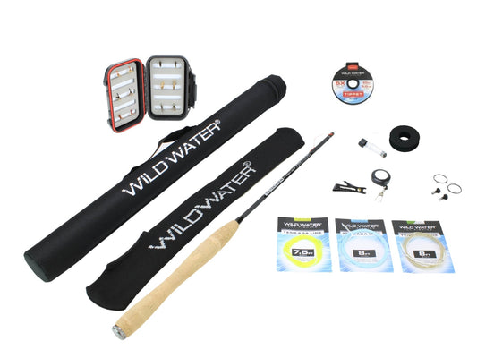 Wild Water Tenkara Fly Fishing Kit 8 ft Rod - Angler's Pro Tackle & Outdoors