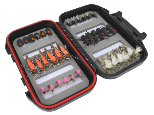 Wild Water Terrestrial Fly Assortment, 36 Flies with Small Fly Box - Angler's Pro Tackle & Outdoors