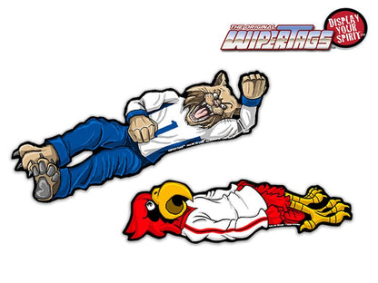 Wildcats vs Cardinals Wrestling (Cat WT) WiperTags - Angler's Pro Tackle & Outdoors