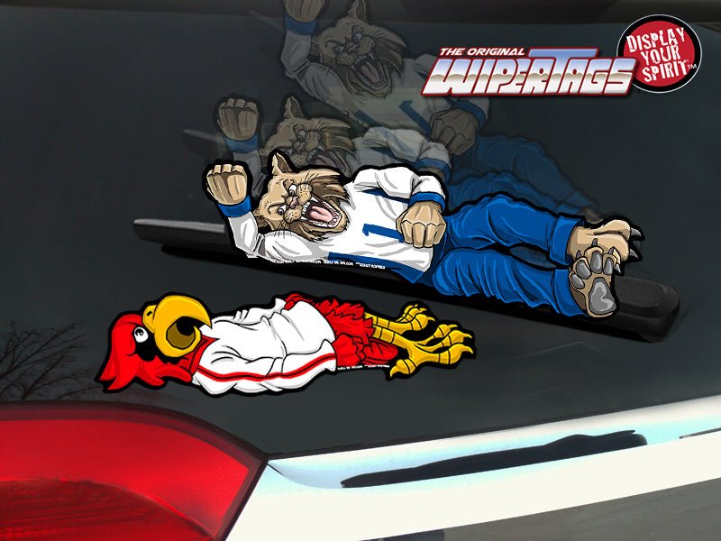 Wildcats vs Cardinals Wrestling (Cat WT) WiperTags - Angler's Pro Tackle & Outdoors