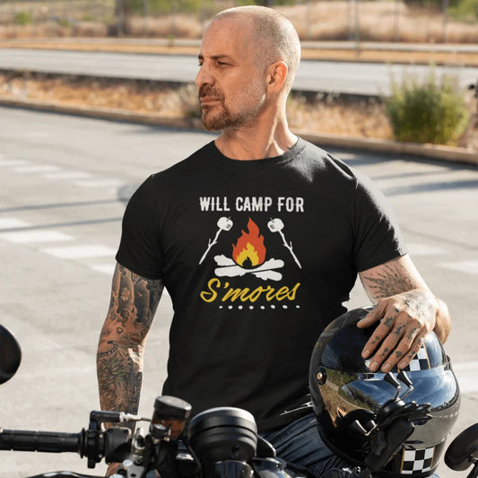 Outdoorzees Will Camp For Smores Man T-Shirt