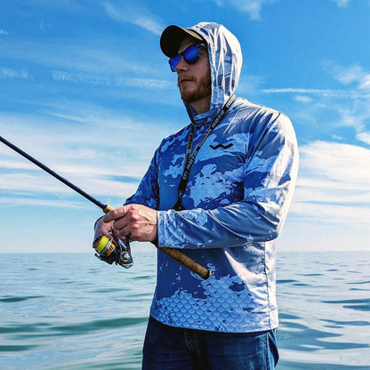 WindRider - Hooded Helios Fishing Shirts with Gaiter - Angler's Pro Tackle & Outdoors