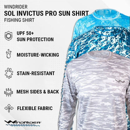 WindRider - SOL Invictus Pro Sun Shirt - Angler's Pro Tackle & Outdoors