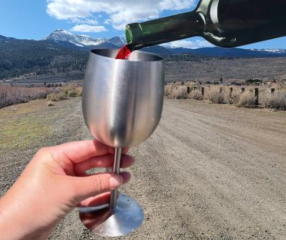 Tailgaters Tire Table Wine Glass - 18 oz