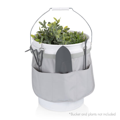 Picnic Time Garden Bucket Tool Organizer