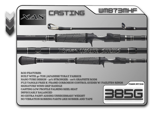 Fish Xtreme Rods WMB73MHF 7'3" Medium Heavy Fast