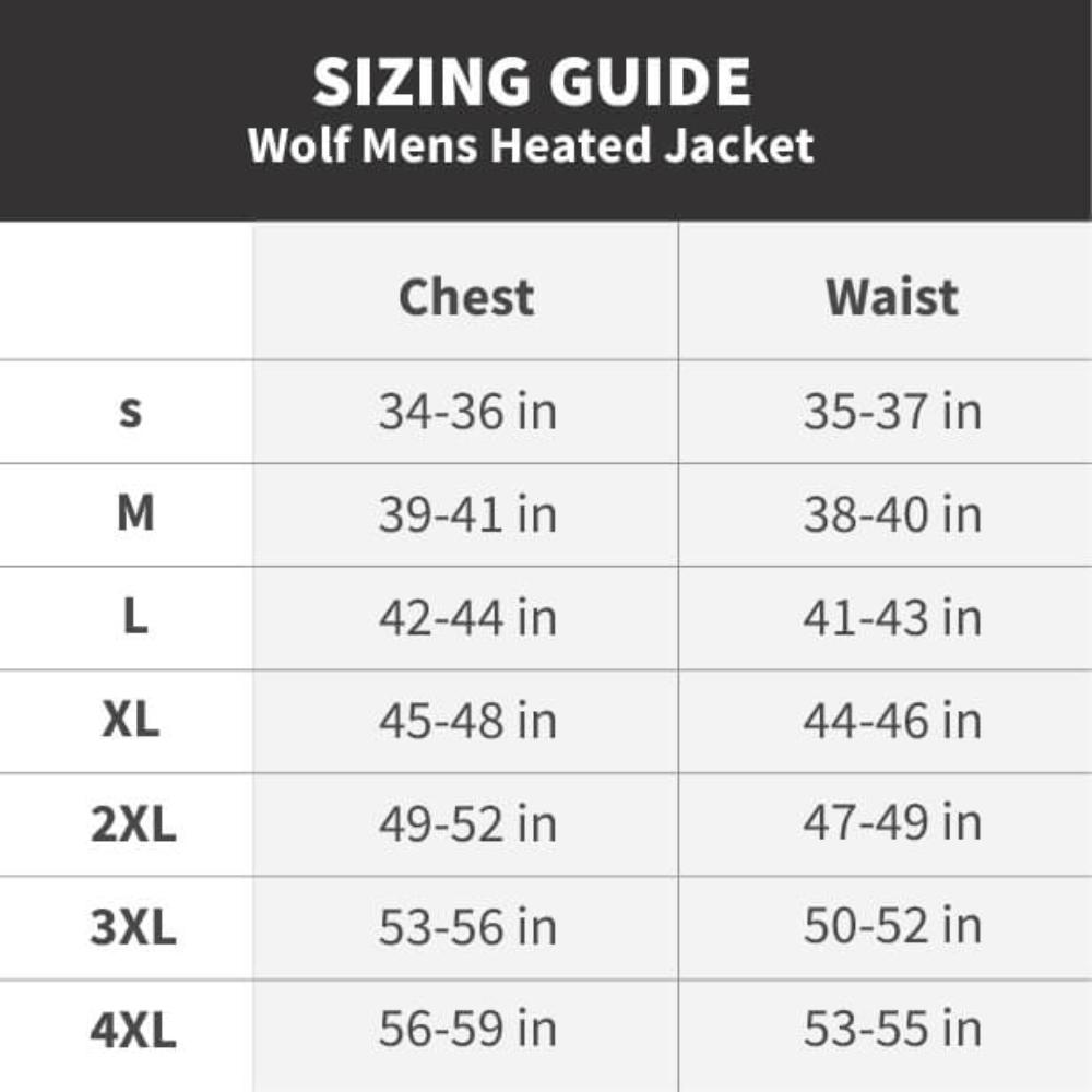 Gobi Heat Wolf Mens Heated Jacket
