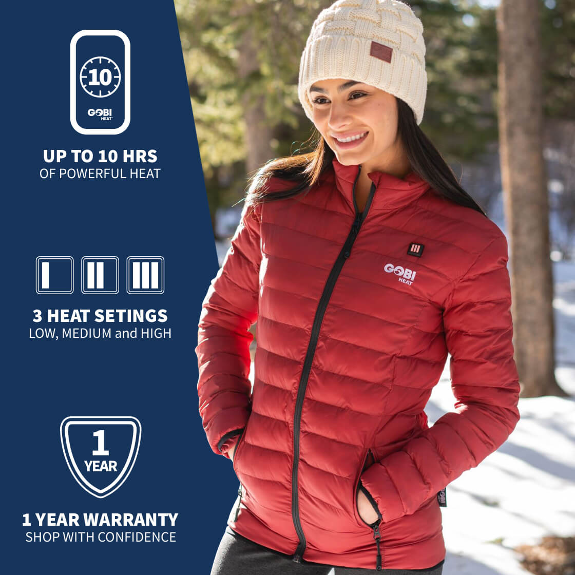 Gobi Heat Wolf Womens Heated Jacket