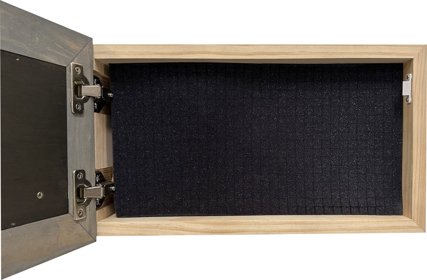 Bellewood Designs - Wall-Mounted Gun Cabinet Wolf Scenery Wall Decoration - Gun Safe To Securely Store Your Gun In Plain Sight