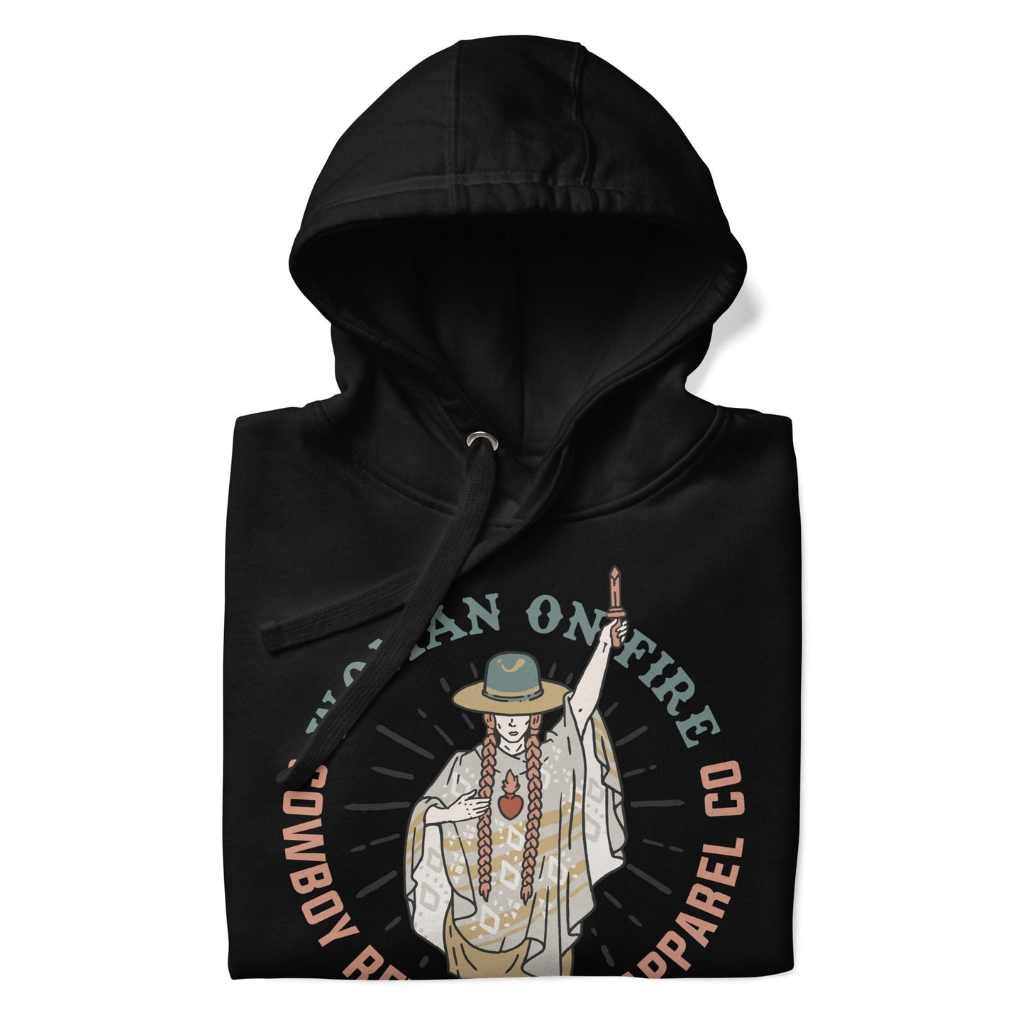 "Woman On Fire" Cowboy Revolution Premium Unisex Hoodie - Angler's Pro Tackle & Outdoors