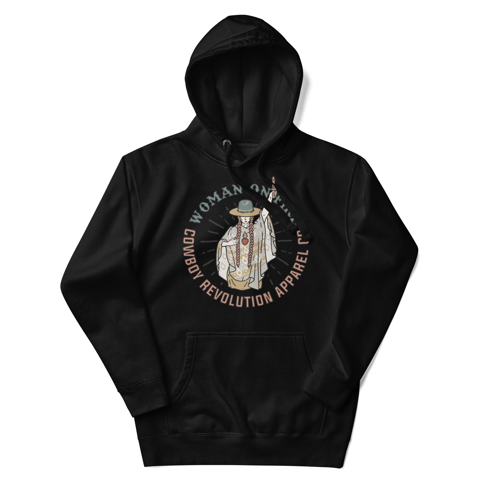 "Woman On Fire" Cowboy Revolution Premium Unisex Hoodie - Angler's Pro Tackle & Outdoors