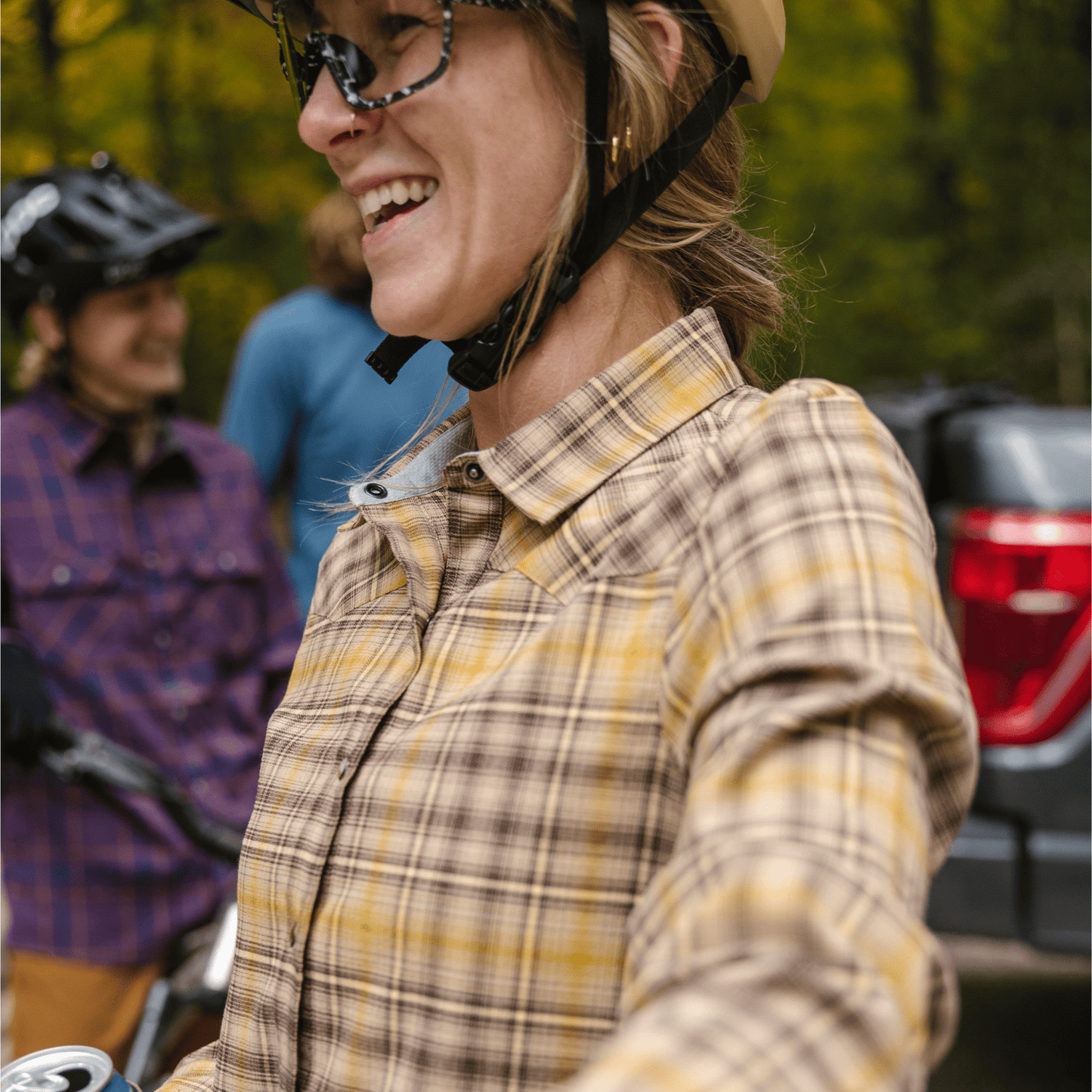 Club Ride Apparel Women's Liv'n Keep Warm Riding Flannel