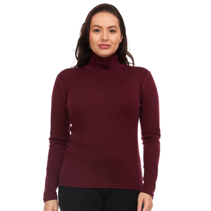 Minus33 Midweight - Women's Long Sleeve Turtleneck 100% Merino Wool