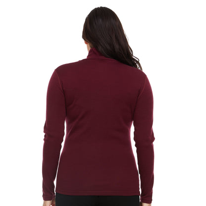 Minus33 Midweight - Women's Long Sleeve Turtleneck 100% Merino Wool