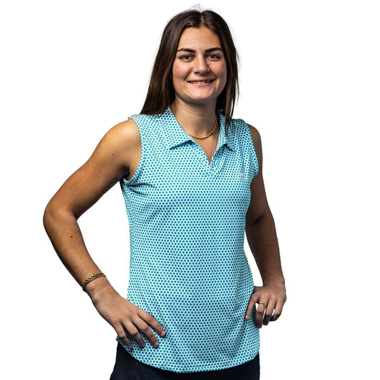 Women's Scales Pickleball Sleeveless Polo - Angler's Pro Tackle & Outdoors