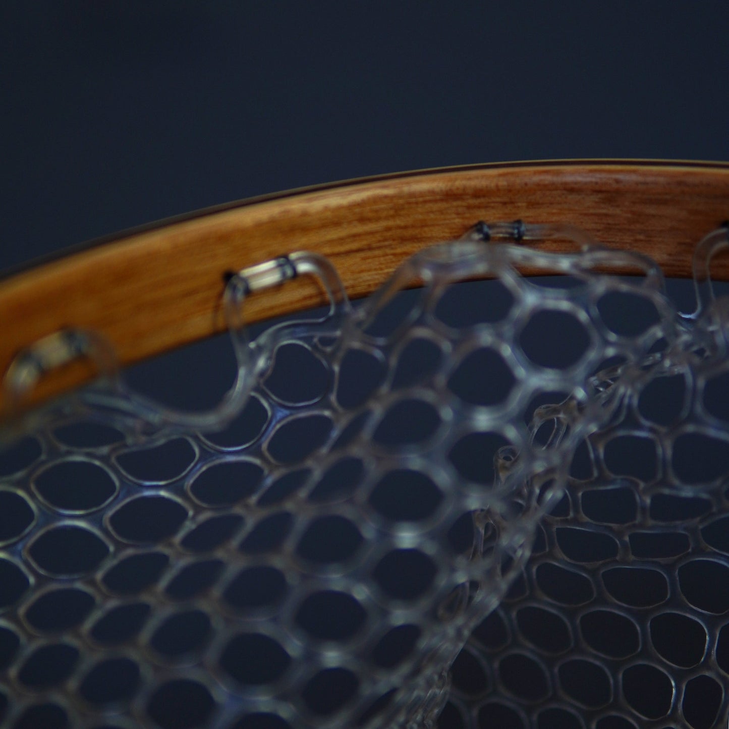 Wayward Trading Post Fat Jake 16"x12" - Brown Trout Engraved - Natural Fly Fishing Traditional Landing Net - Handcrafted & Made in USA