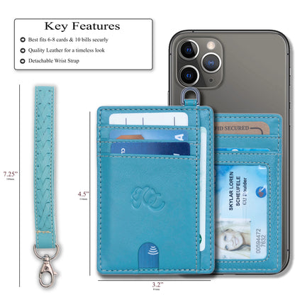 UC Leather Company Wristlet Wallet