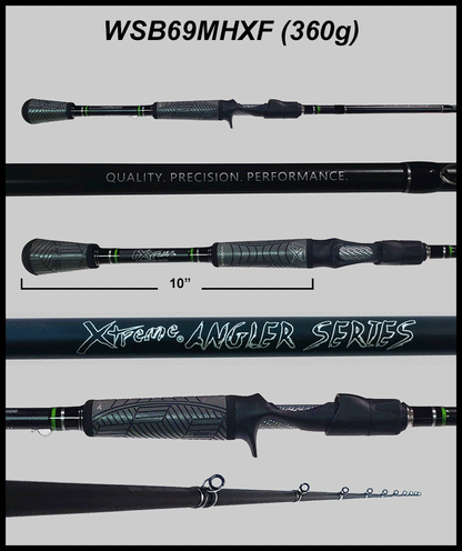 FX Custom Rods 6'9" Medium Heavy Xtra-Fast Casting Rod