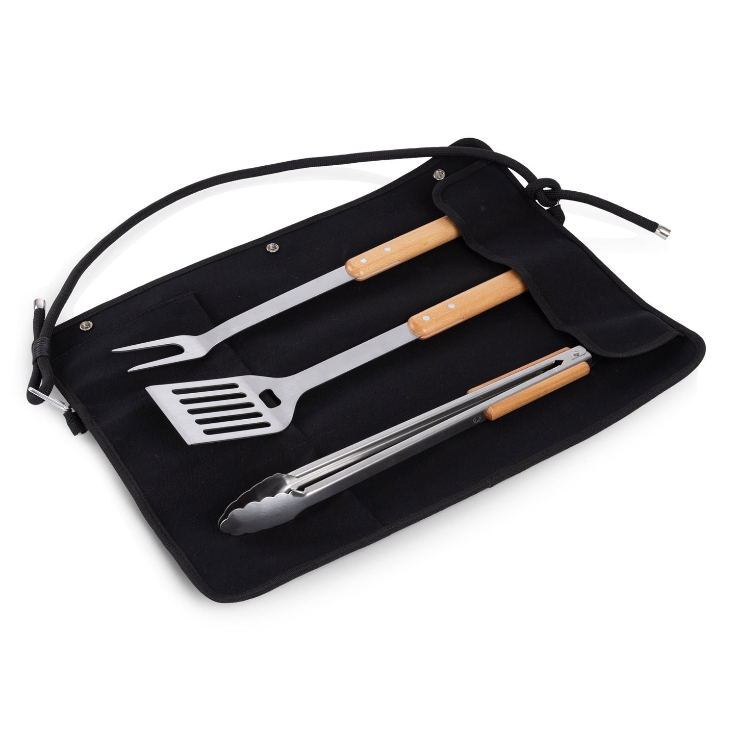 Picnic Time BBQ Roll Up 3 Piece Set