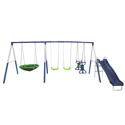 XDP Recreation All Star Playground Outdoor Swing Set, Rider, Super Disc & Slide - Angler's Pro Tackle & Outdoors