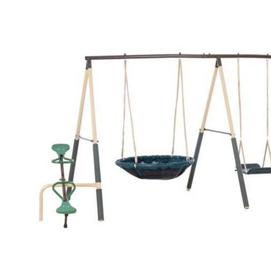 XDP Recreation Deerfield Playground Swing Set, Super Disc, Slide, Glider & Swing - Angler's Pro Tackle & Outdoors