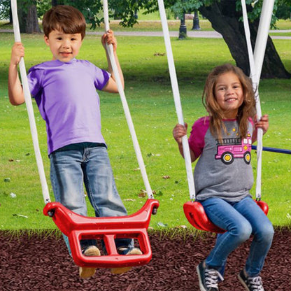 XDP Recreation Freedom Fun Play Swing Set w/See Saw, Super Disc, Swings, & Slide - Angler's Pro Tackle & Outdoors