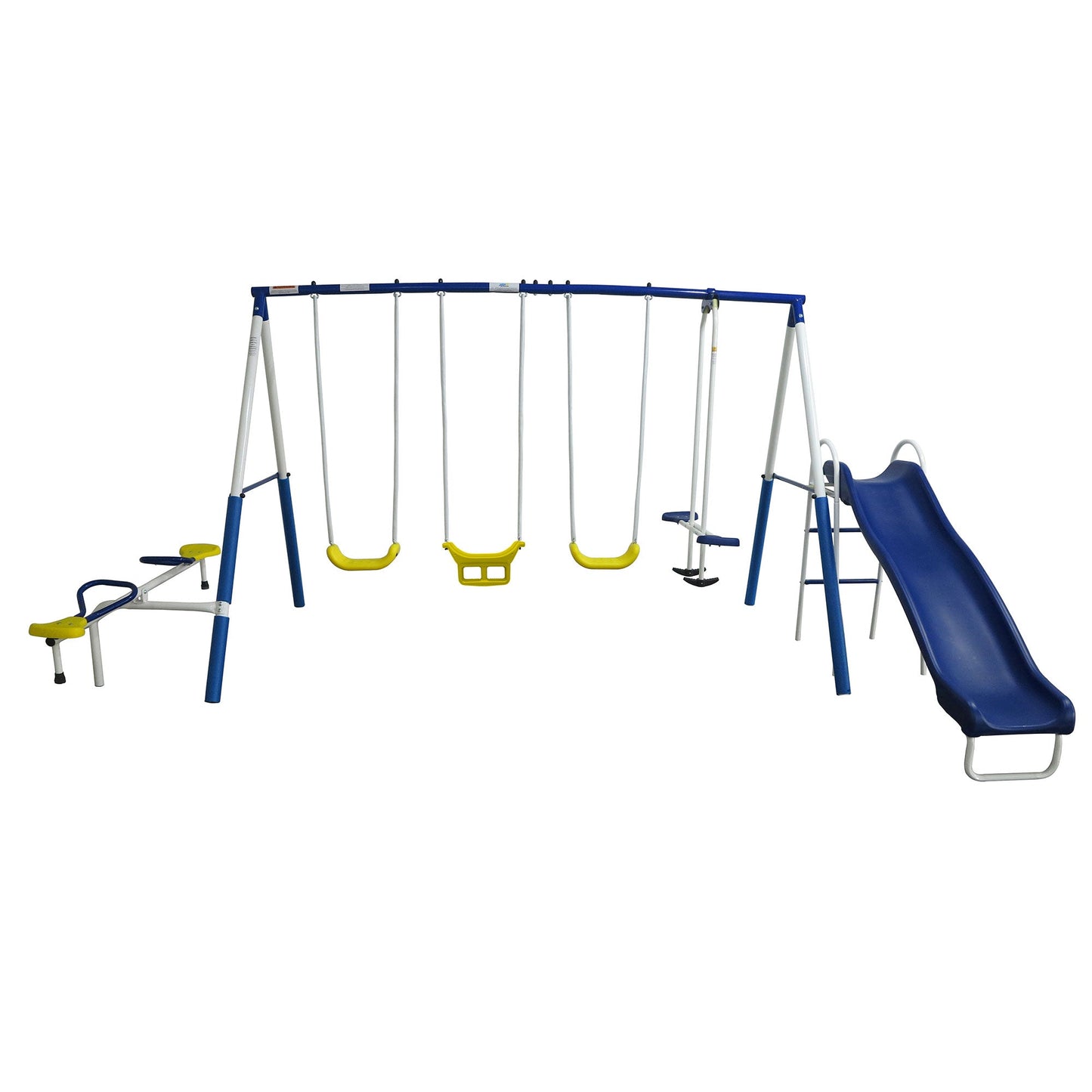 XDP Recreation Playground Galore Outdoor Swing Set with Glider, 3 Swings & Slide - Angler's Pro Tackle & Outdoors