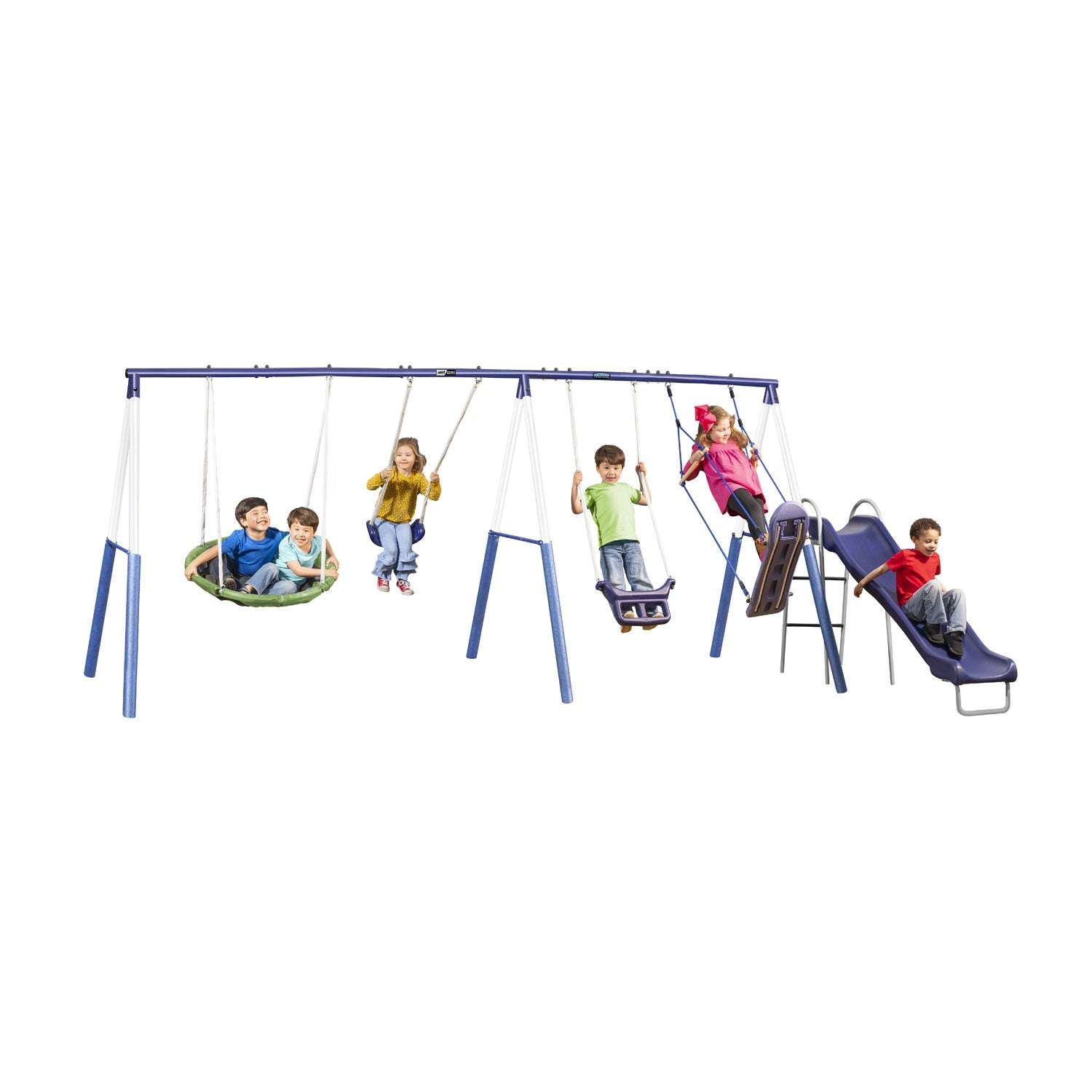 XDP Recreation Surf N Swing 5 Station Outdoor Swing and Play Set with Slide - Angler's Pro Tackle & Outdoors