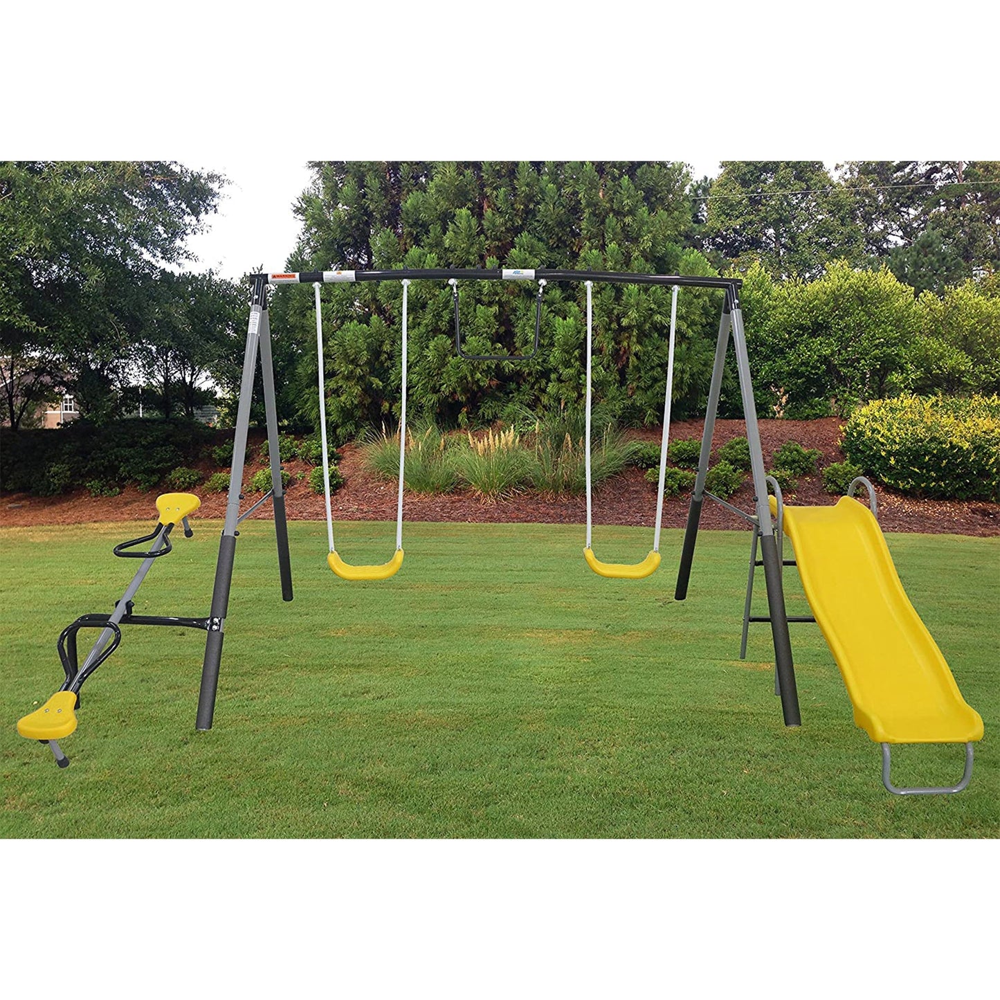 XDP Recreation The Titan Outdoor Backyard Kids Playground Swing Set with Slide - Angler's Pro Tackle & Outdoors