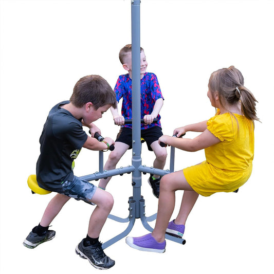 XDP Recreation Triple Fun Go Round 360 Degree Outdoor Spin Kids Playground Ride - Angler's Pro Tackle & Outdoors