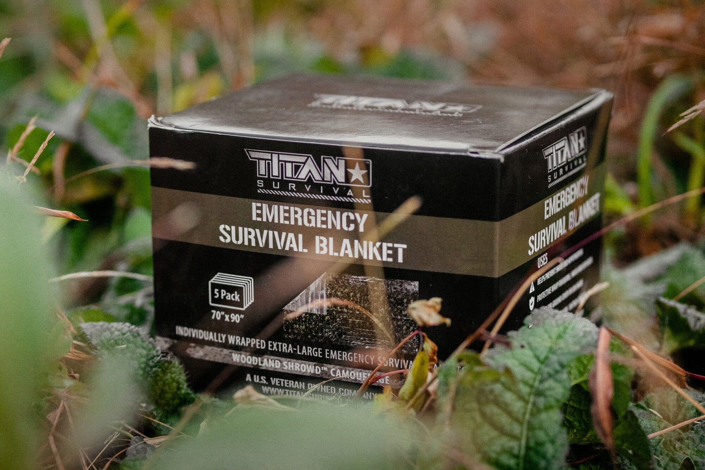 TITAN Survival XL Emergency Survival Blankets, 5-Pack