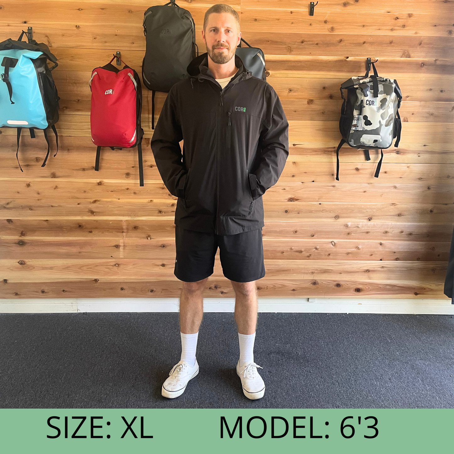 COR Surf The Huakai Travel Rain Jacket - Unisex