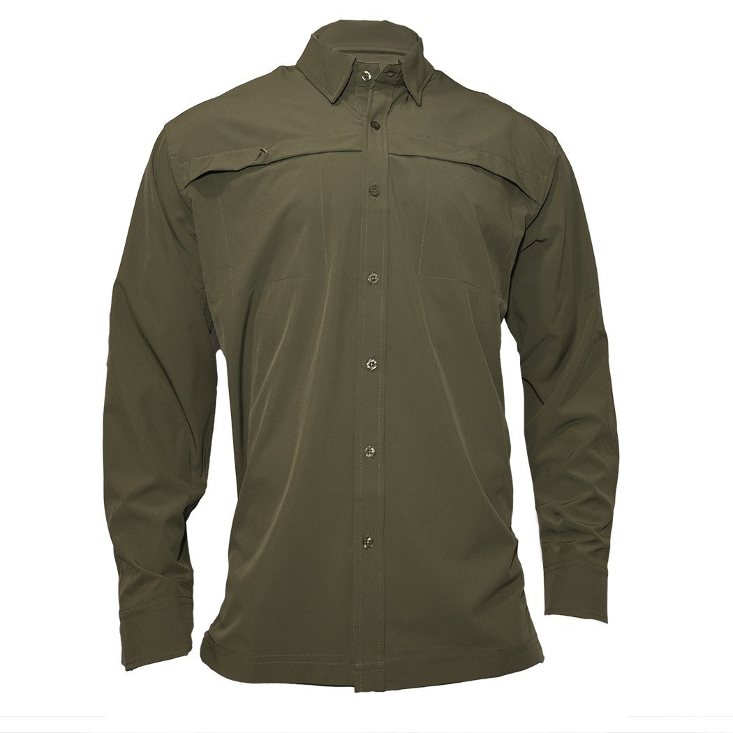 Xotic - Long Sleeve Solid Lifestyle Button Down w/ REPEL - X - Angler's Pro Tackle & Outdoors