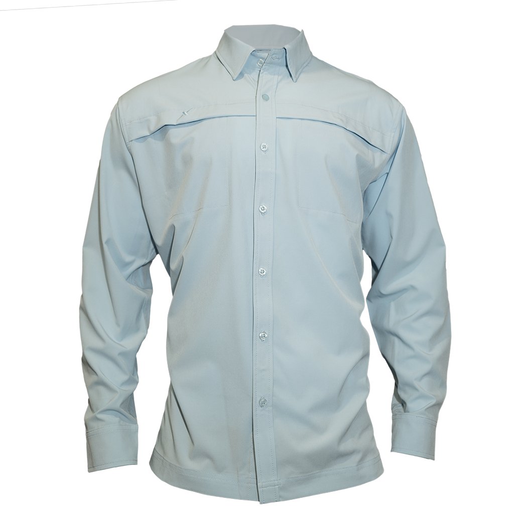 Xotic - Long Sleeve Solid Lifestyle Button Down w/ REPEL - X - Angler's Pro Tackle & Outdoors