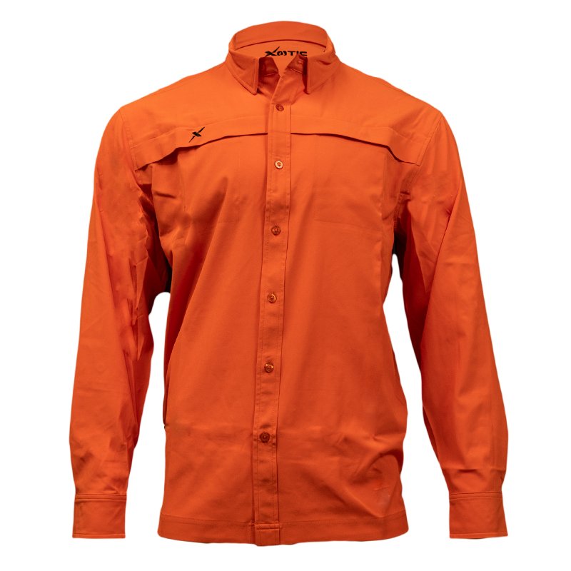 Xotic - Long Sleeve Solid Lifestyle Button Down w/ REPEL - X - Angler's Pro Tackle & Outdoors