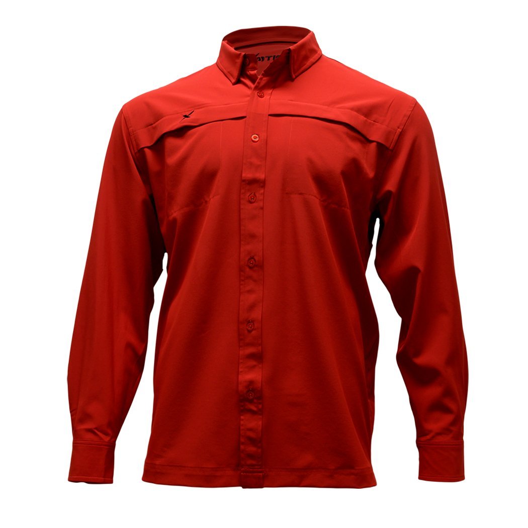 Xotic - Long Sleeve Solid Lifestyle Button Down w/ REPEL - X - Angler's Pro Tackle & Outdoors