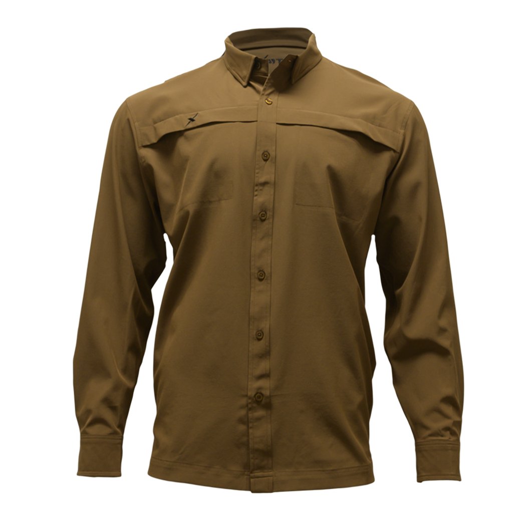 Xotic - Long Sleeve Solid Lifestyle Button Down w/ REPEL - X - Angler's Pro Tackle & Outdoors