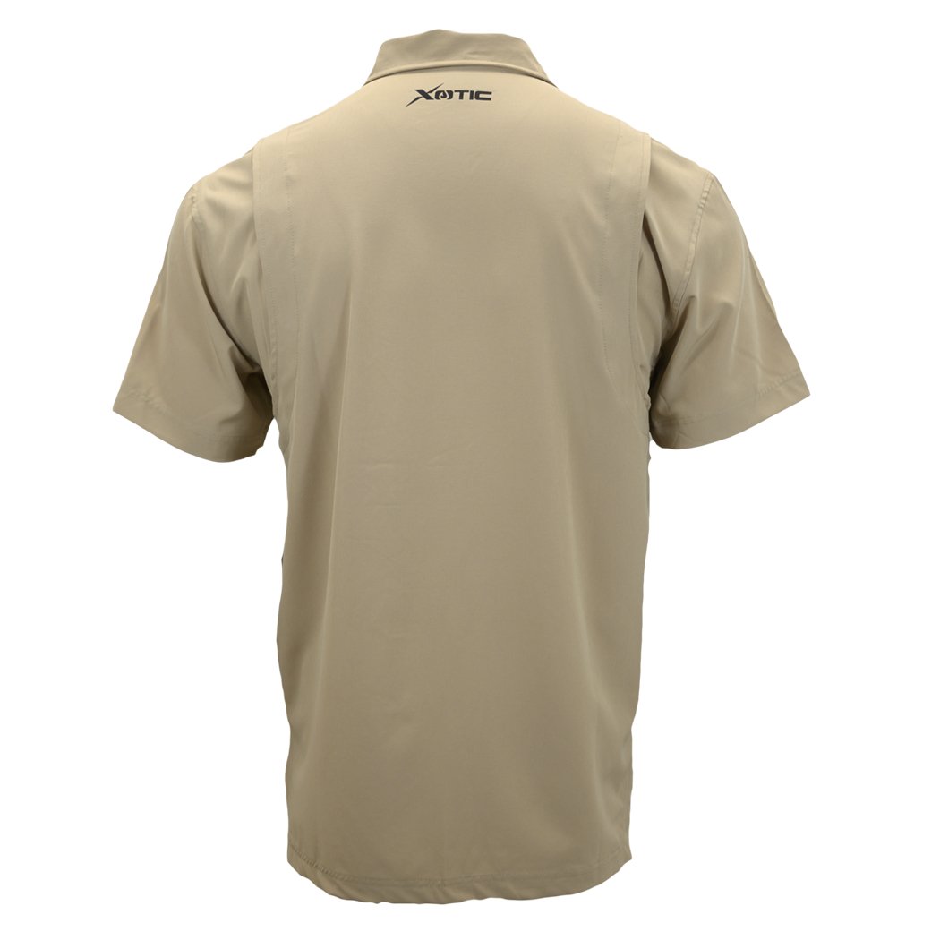 Xotic - Short Sleeve Solid Lifestyle Button Down w/ REPEL - X - Angler's Pro Tackle & Outdoors