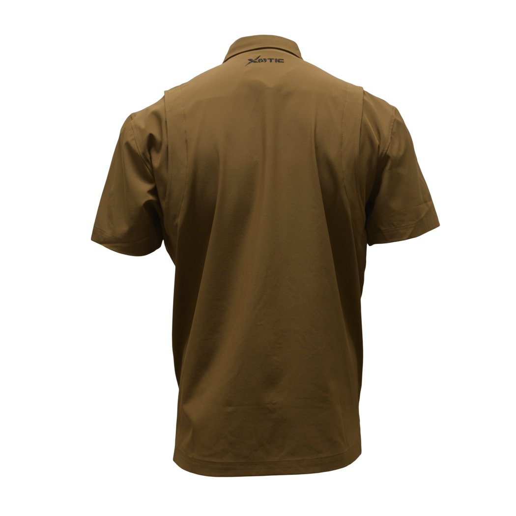 Xotic - Short Sleeve Solid Lifestyle Button Down w/ REPEL - X - Angler's Pro Tackle & Outdoors