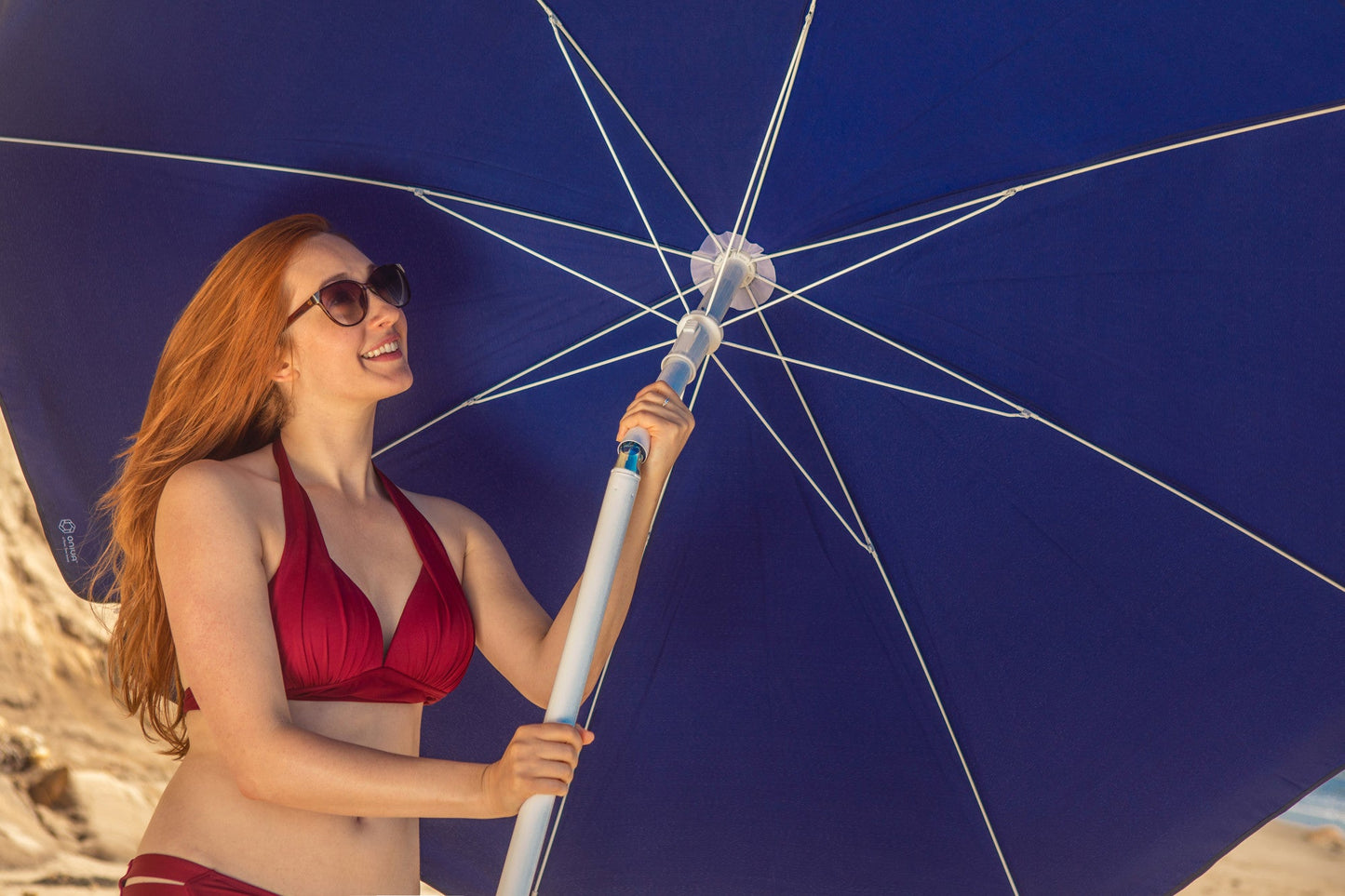Picnic Time 5.5 Ft. Portable Beach Umbrella