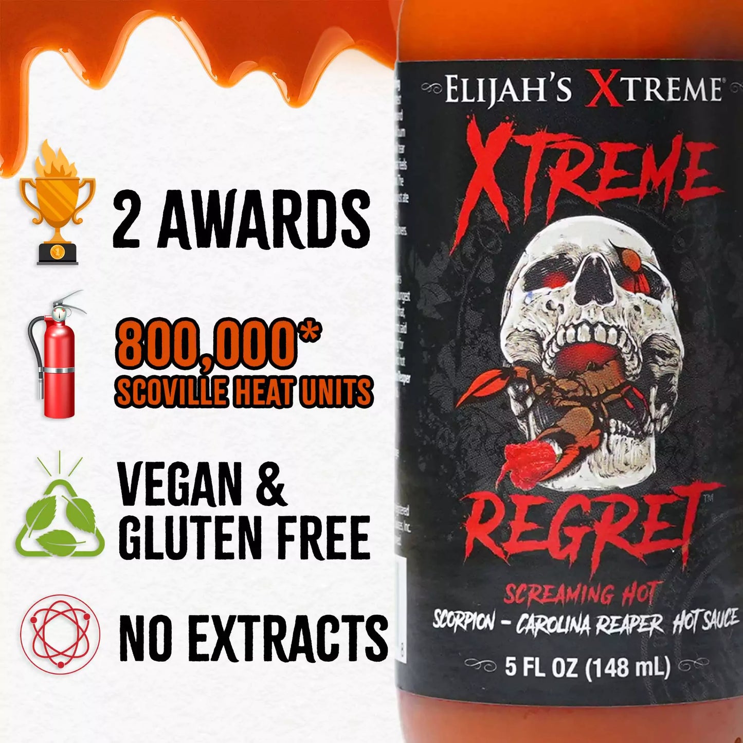 Elijah's Xtreme Regret Hot Sauce