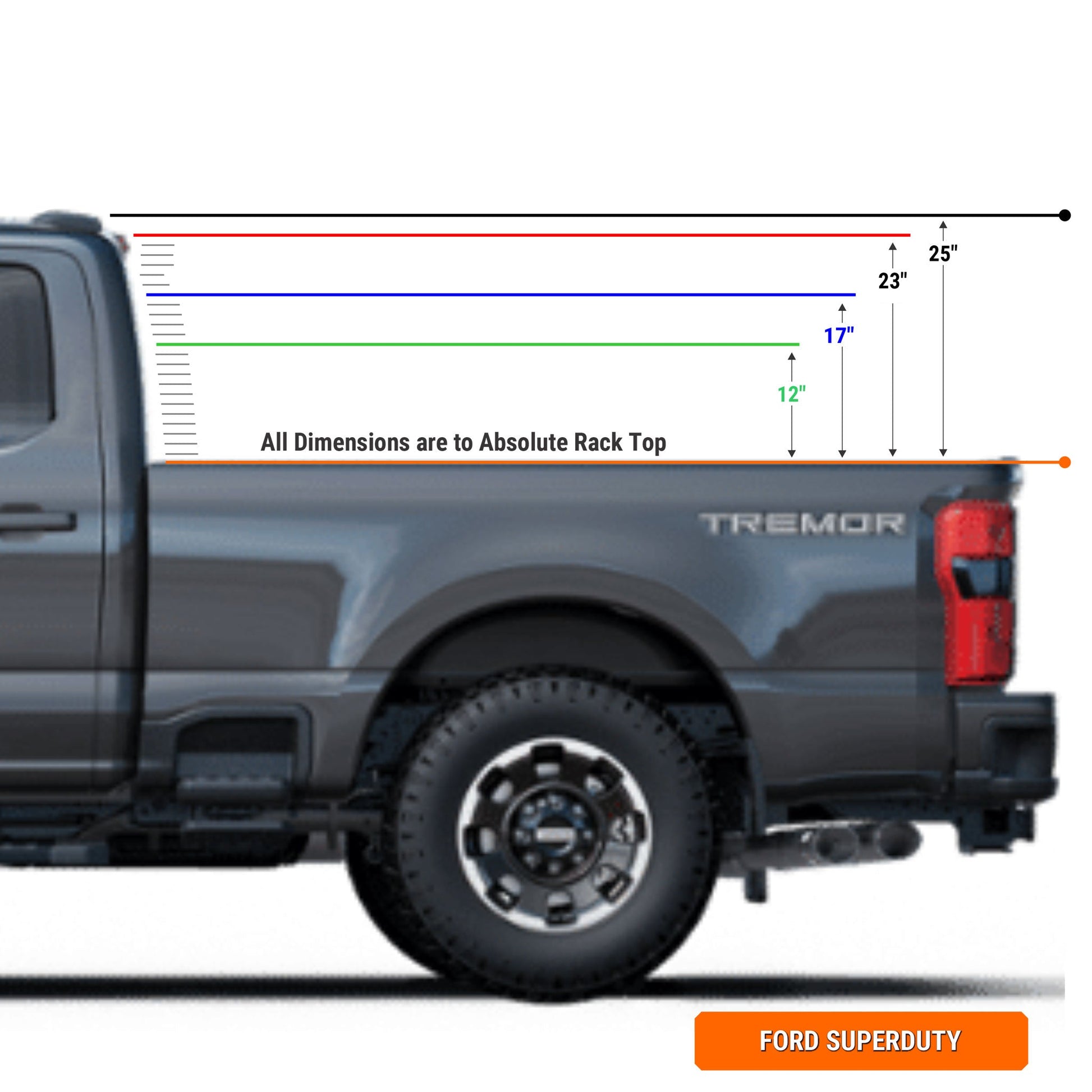 Xtrusion Overland XTR1 Bed Rack for Ford F - 250 / F - 350 Super Duty - Angler's Pro Tackle & Outdoors