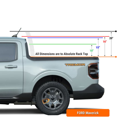 Xtrusion Overland XTR1 Bed Rack for Ford Maverick - Angler's Pro Tackle & Outdoors