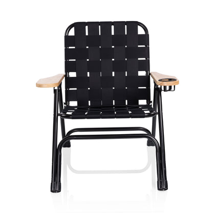 Picnic Time Lux Woven Camp Chair