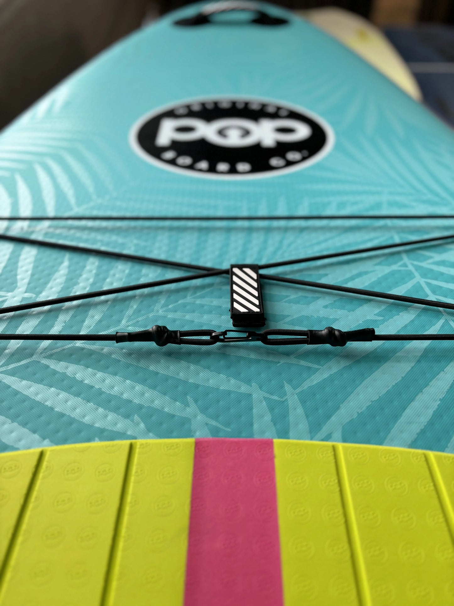 POP Board 11'0" Yacht Hopper Inflatable Touring SUP - Turq/Neon/Pink