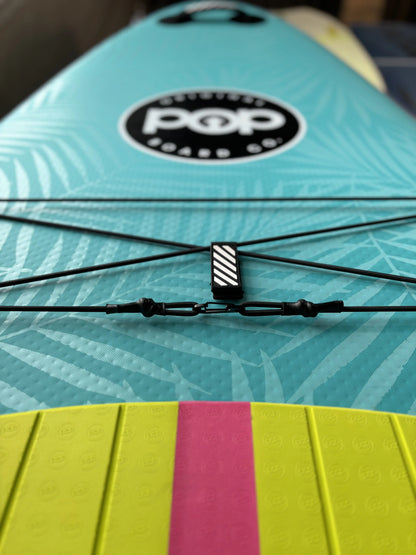 POP Board 11'0" Yacht Hopper Inflatable Touring SUP - Turq/Neon/Pink