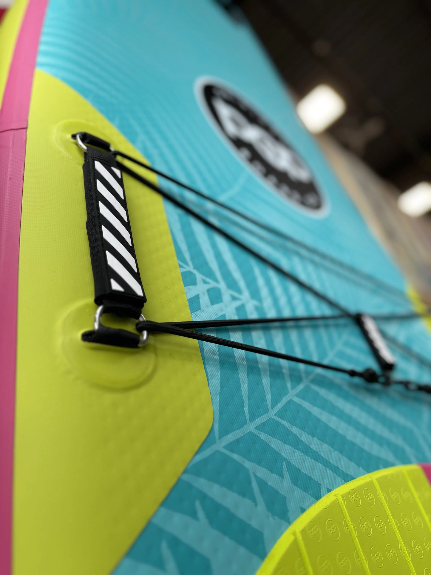 POP Board 11'0" Yacht Hopper Inflatable Touring SUP - Turq/Neon/Pink