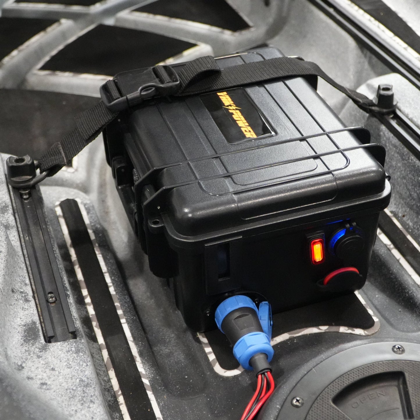 Yak Power Portable Power Station with 5 Circuit Wireless Digital Switching System (batteries not included) - Angler's Pro Tackle & Outdoors